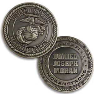 Custom Challenge Coins No Minimum – 3D & Dual-Plated Military Coins – UniquePins