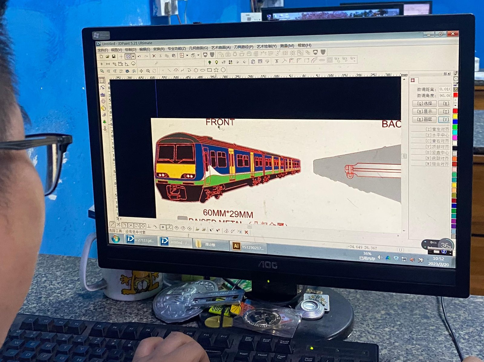 3D design for custom enamel pins and challenge coins no minimum