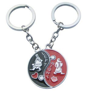 Left & Right Couple Keychain