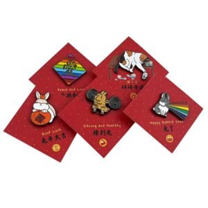 Animal New Year Pins