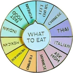 What to Eat Spinner Pins