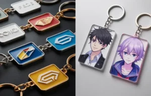 enamel vs acrylic keychains