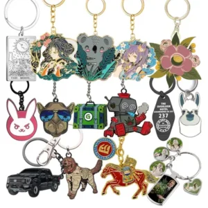 PVC and Metal keychains