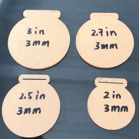 medal size