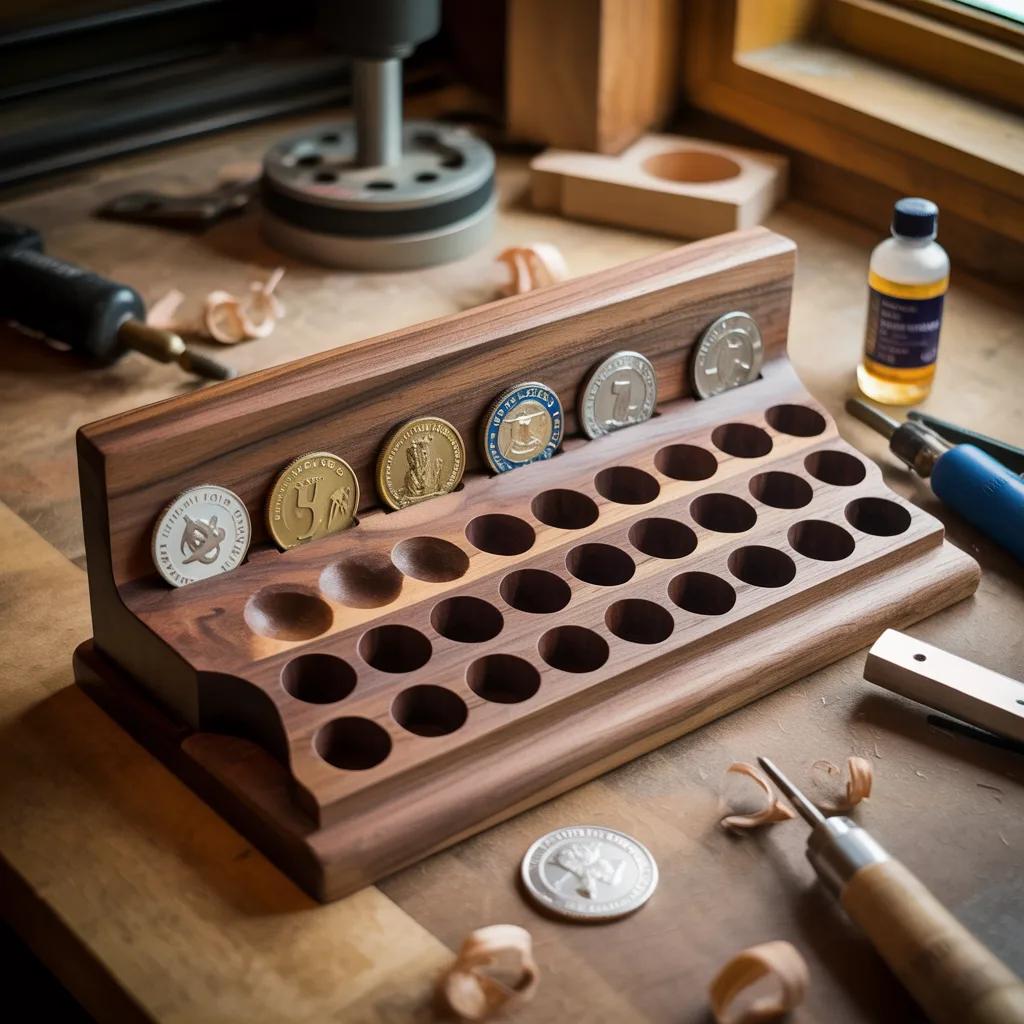 how to make a challenge coin holder