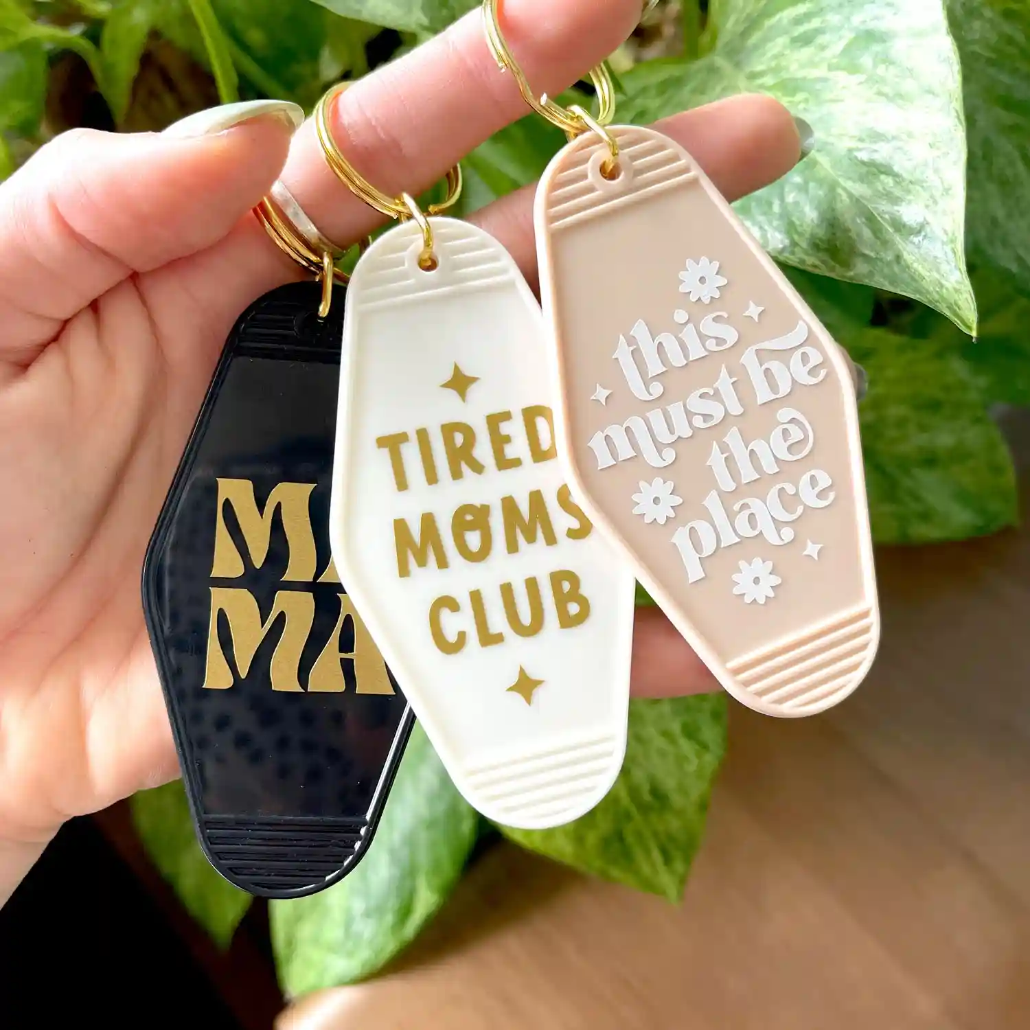 motel keychains