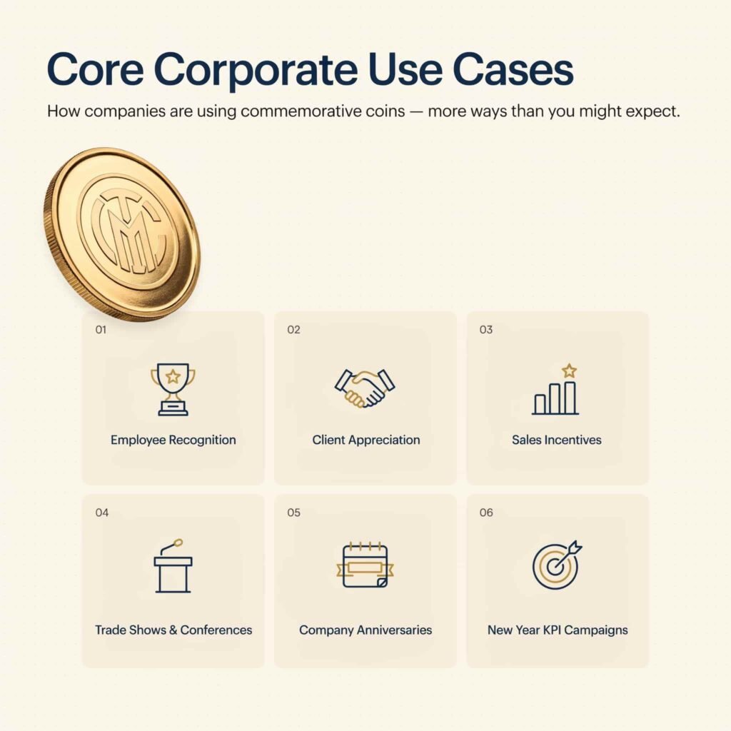 challenge coin core corporate use cases
