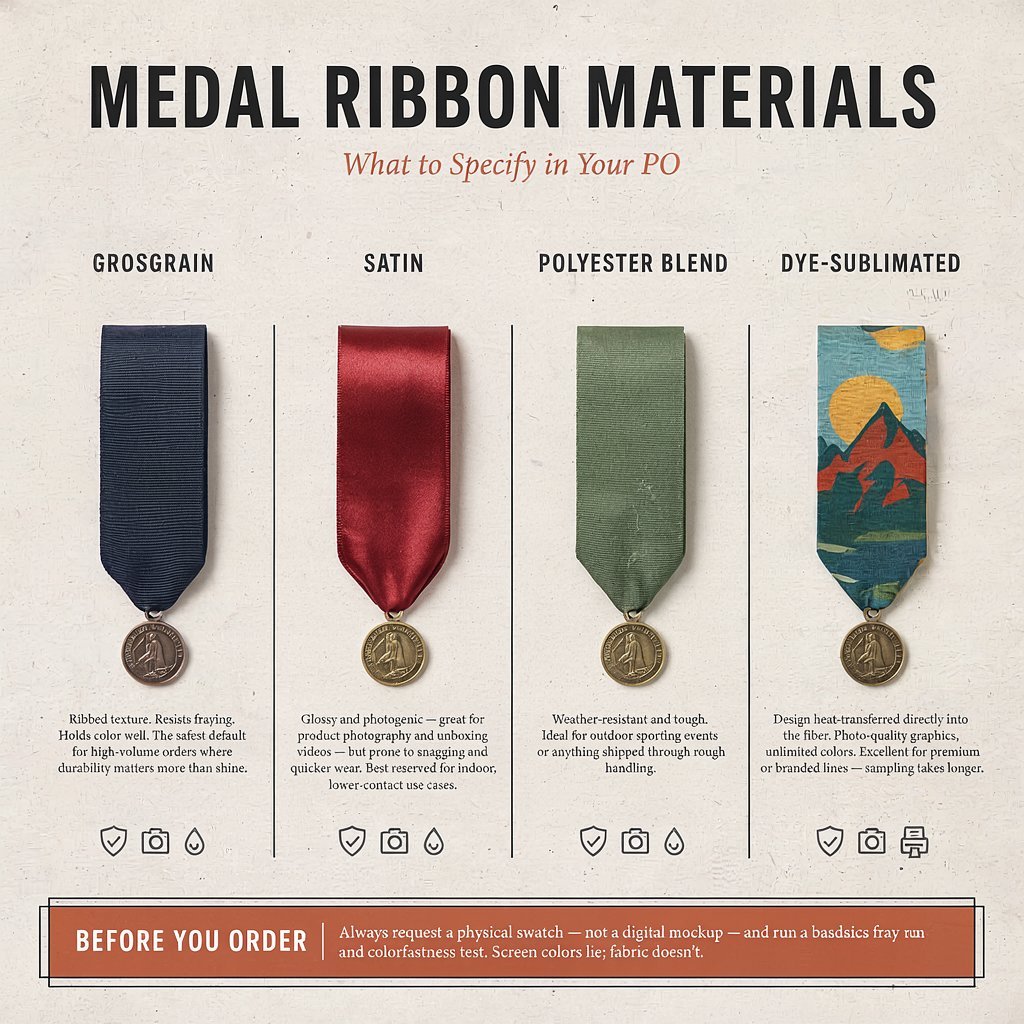 medal ribbon materials