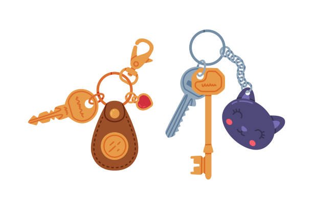 leather vs metal keychains