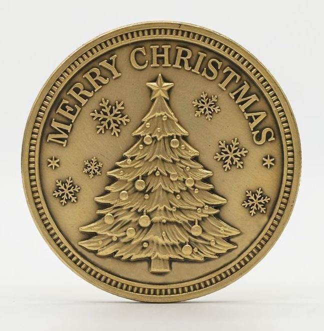 christmas challenge coin