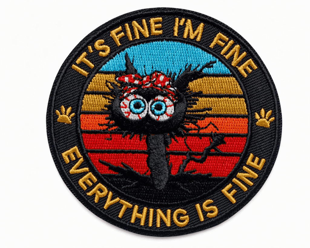 Custom Funny Embroidered Iron-On Patch