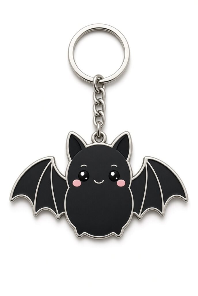 halloween bat keychain