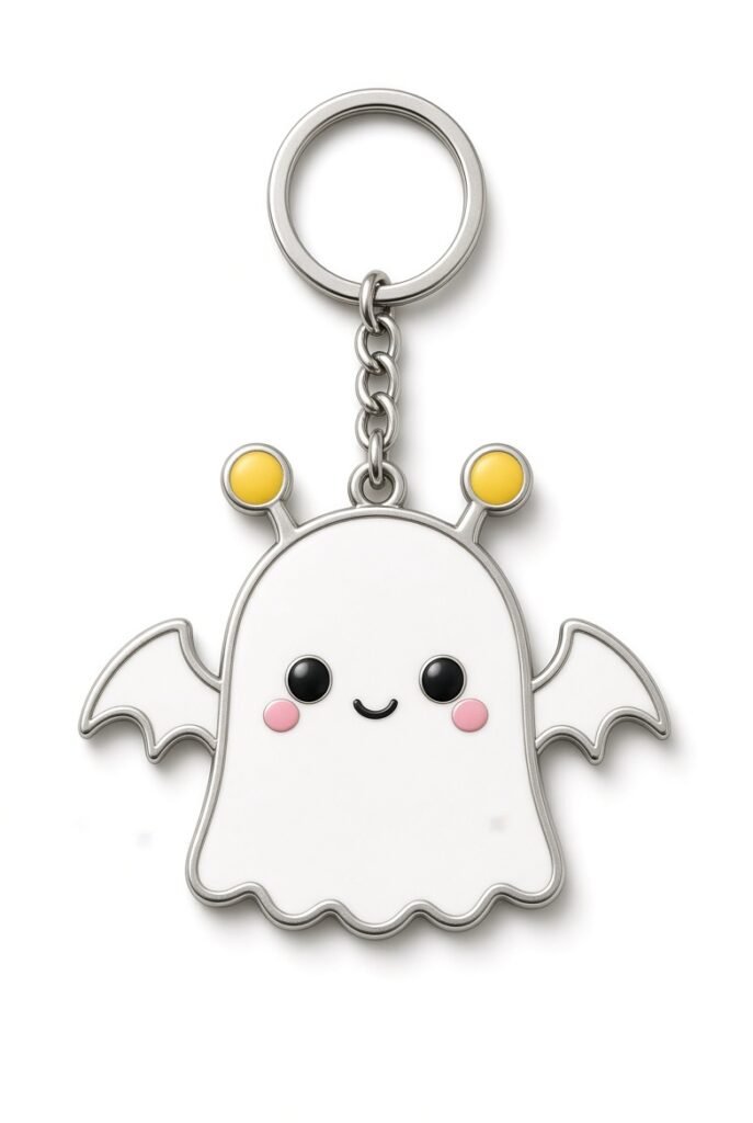 halloween little ghost keychain