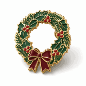Custom Christmas Metal Lapel Pin